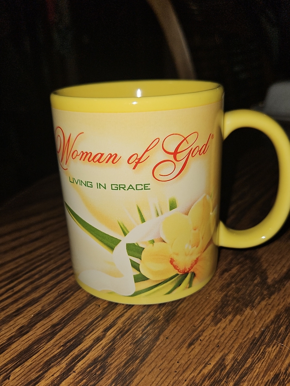 Woman of God Yellow Mug Scripture Spiritual Inspirational Start Your Day Cup